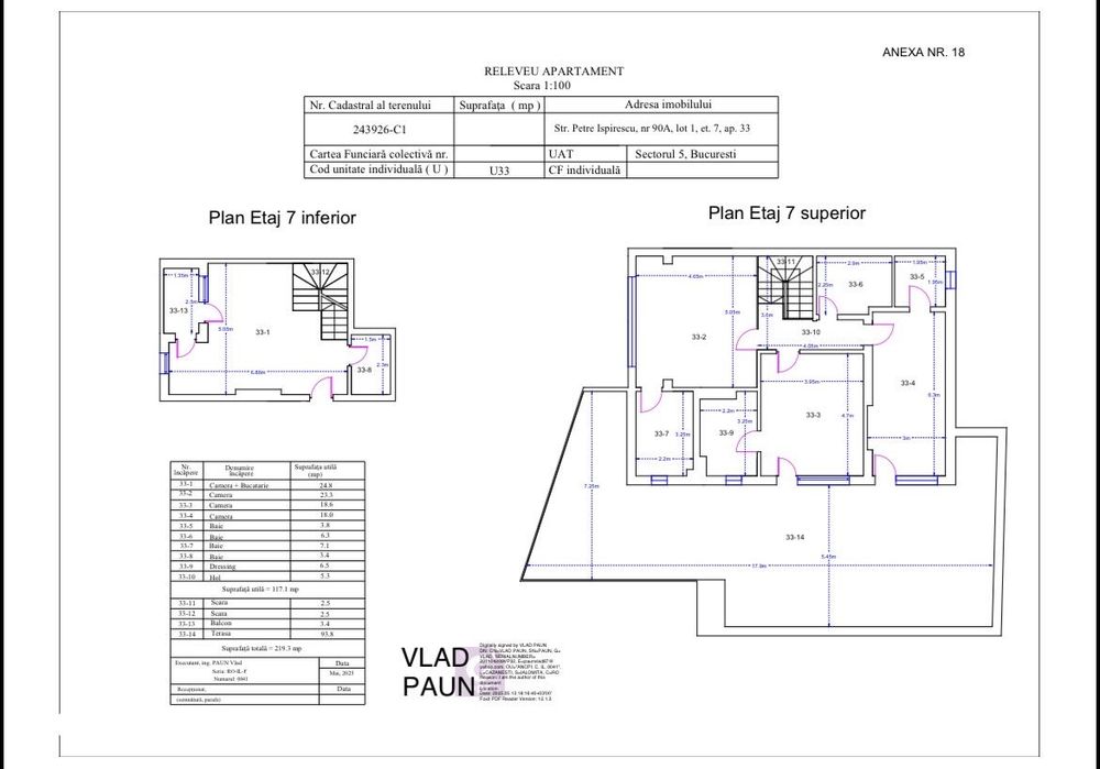Penthouse de vânzare.(Zona 13 Septembrie)
