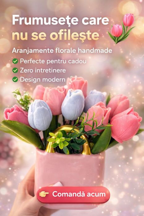 A&R Decor vinde aranjamente din ceara naturală de soia!