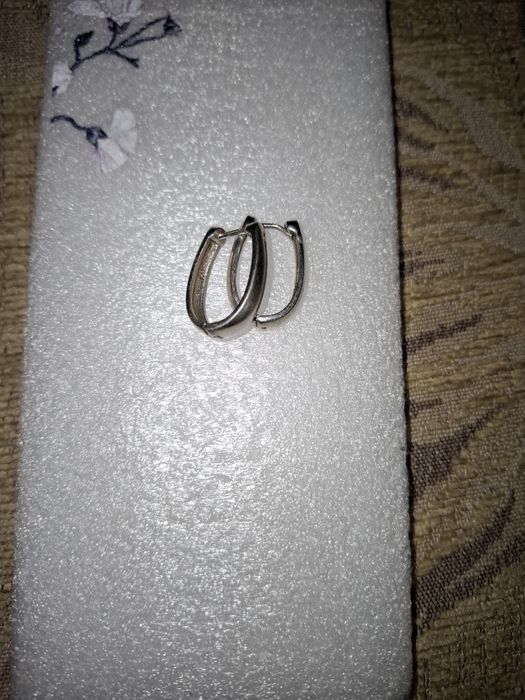 Сребърни обеци печат 925