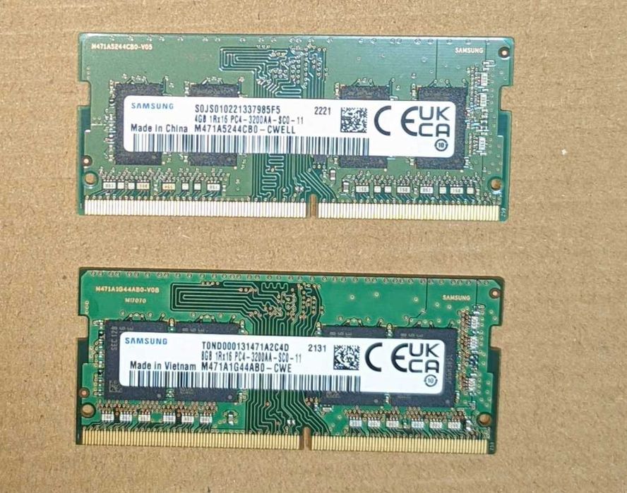 Ryzen 5 si DDR4 laptop