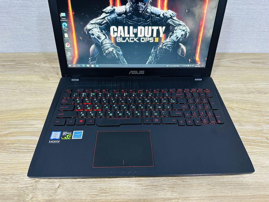 ASUS ROG Core i7-8 Ядерный+GTX1050 Мощный, Игровой ноутбук для Игр