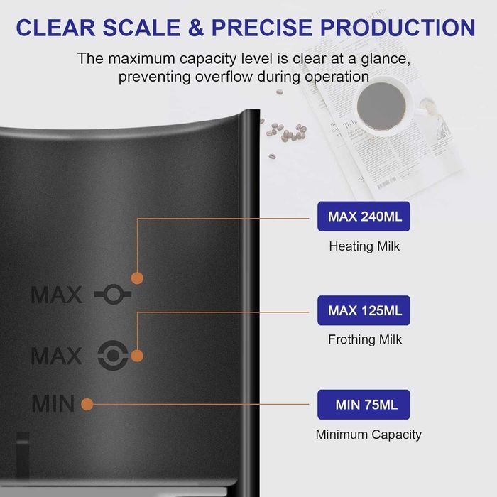 Уред за разпенване на мляко Кана за млечна пяна Пенообразувател
