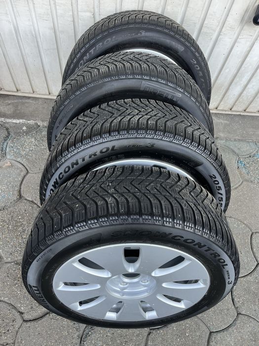 Jante aliaj 5x112mm, anvelope 205/55 R16 Audi A3, A4, Seat, Skoda, VW