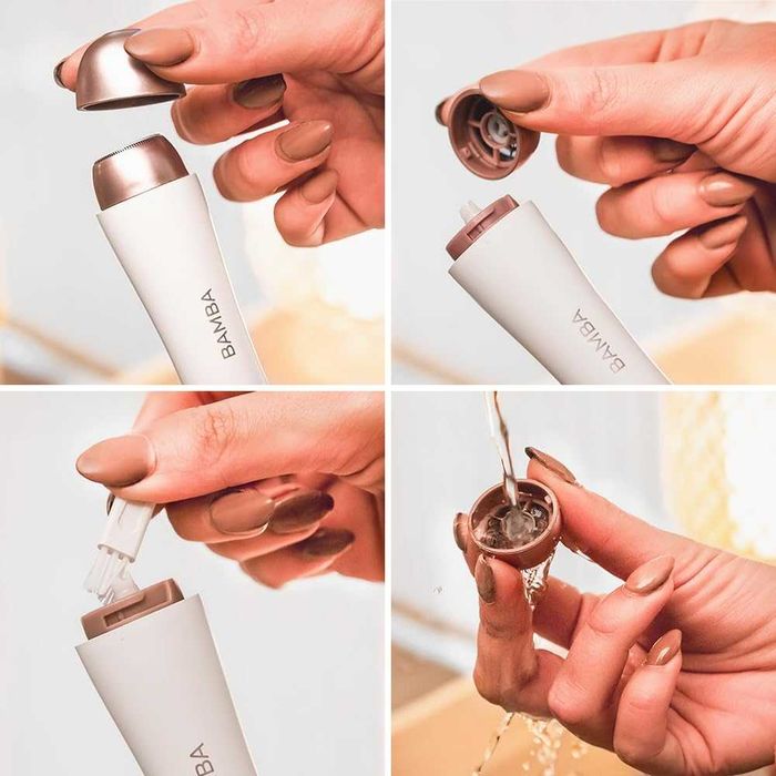 Епилатор за лице Cecotec Rasuradora за лице Cecotec Facecare Smooth от неръждаема стомана със защитен капак