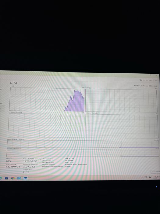 Pc de gaming RTX 3060(12gb) ryzen 7 5700g