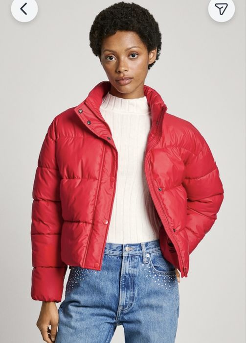 Дамско Кроп яке с вата Pepe Jeans