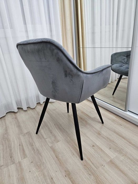 Scaun dining catifea Cherry (cherry velvet)