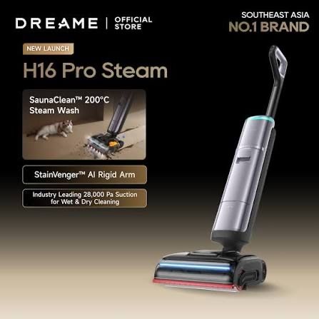 Сухой и влажный уборка Dreame H16  Steam