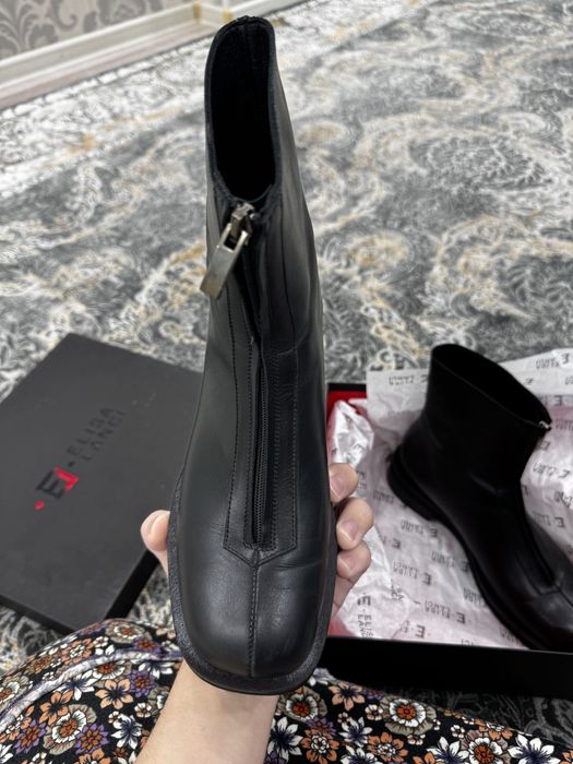 Сапоги кожанные