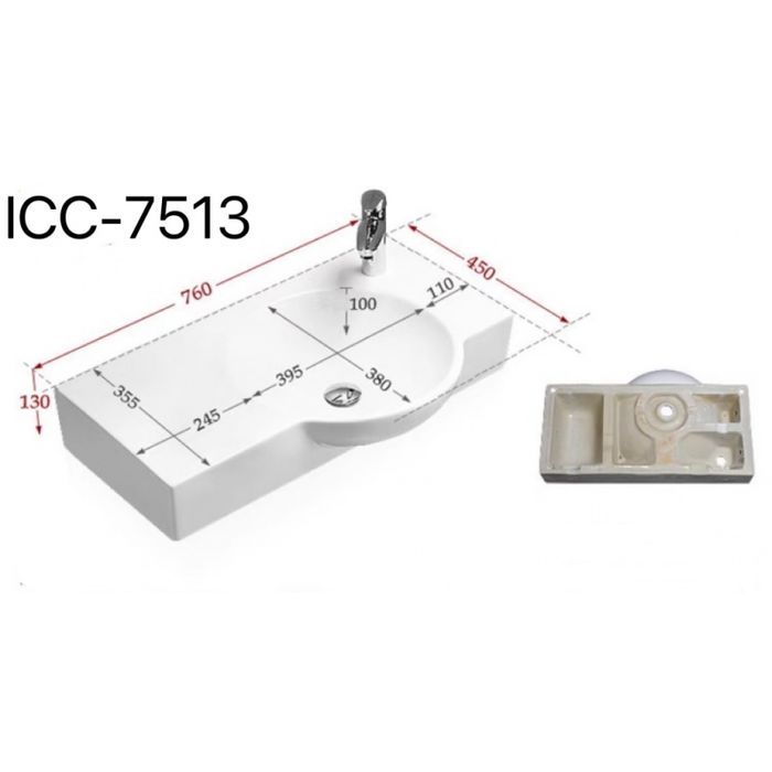 Порцеланов умивалник ICC 7513