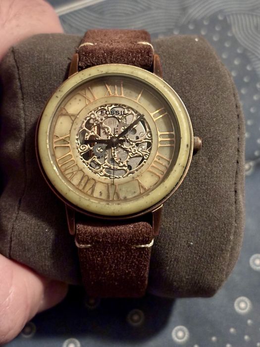 Vand Ceas Fosill Stone Skeleton vintage din 1995