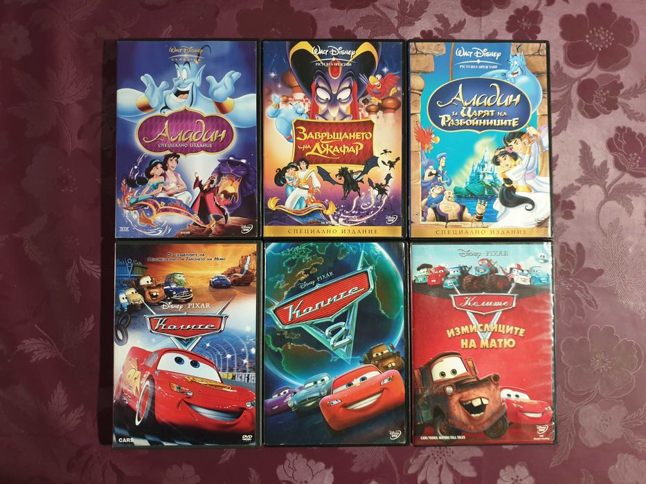 DVD с анимации на Дисни