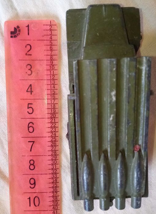 Играчка ракетница БМ-13 „Катюша". ссср,1970-1980