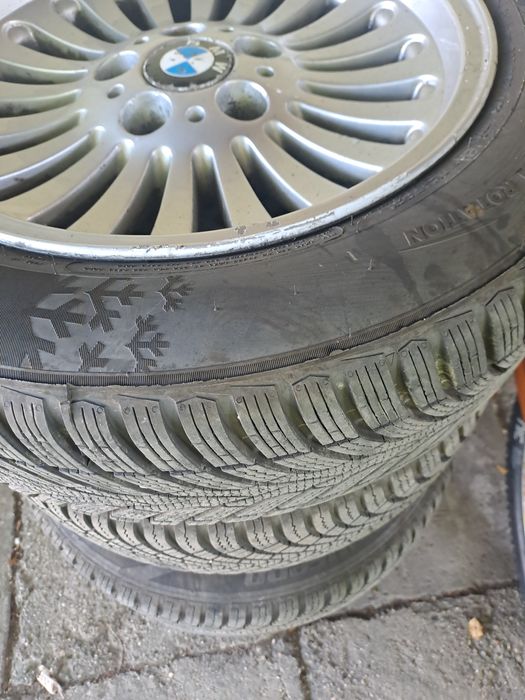 Jante cu cauciucuri noi 205/55/R16 Bmw seria 3