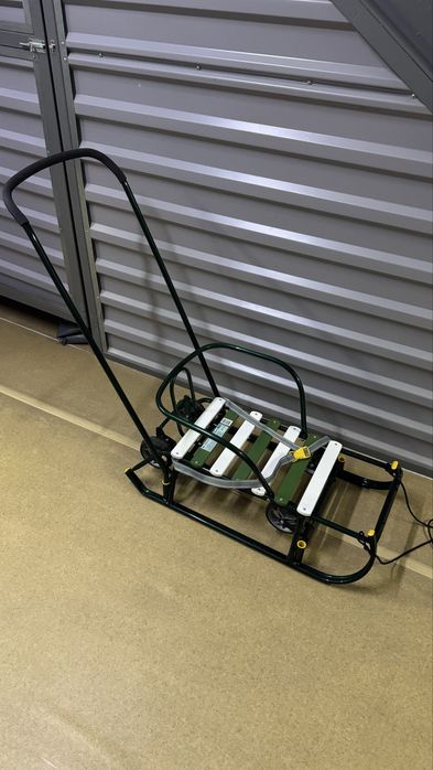 Санки с выдвижными колёсами