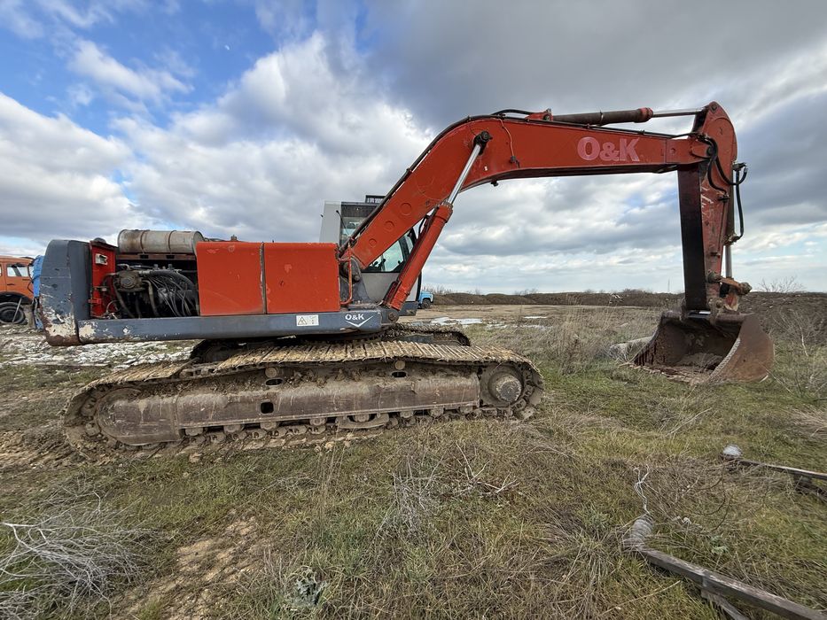 30т багер O&K, дизел, работещ, готов за работа