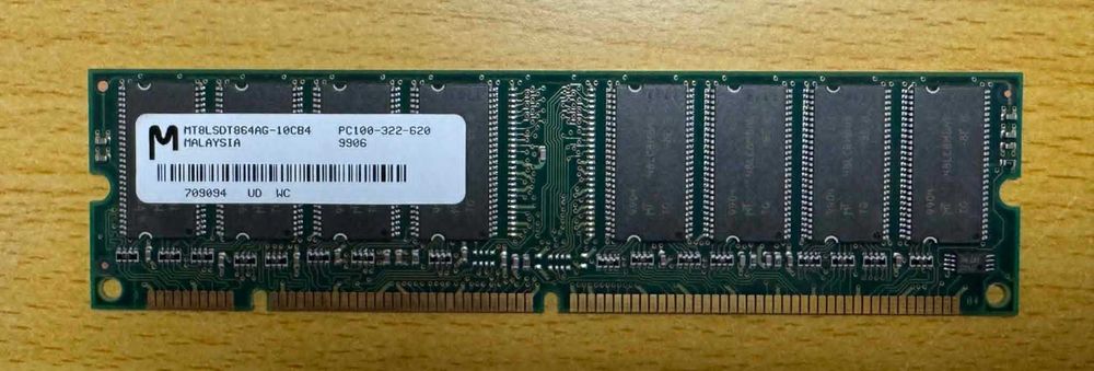 РЕТРО RAM ПАМЕТ ОТ 64MB ДО 512MB ЗА СТАРИ КОМПЮТРИ