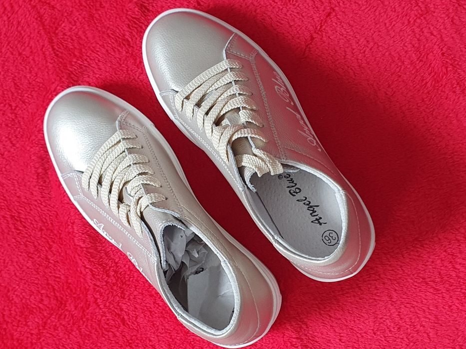 Pantofi sport dama din piele - noi