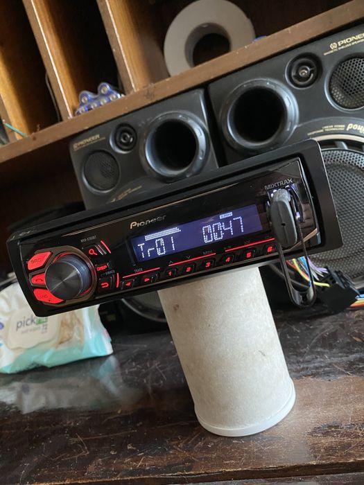Pioneer MVH-X360BT - MIXTRAX! - BLUETOOTH, USB, Aux  плеър за кола, авто радио сд cd