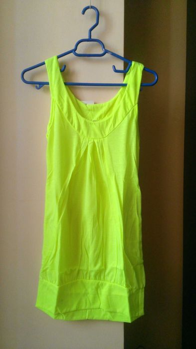 top dama culoare galben -neon