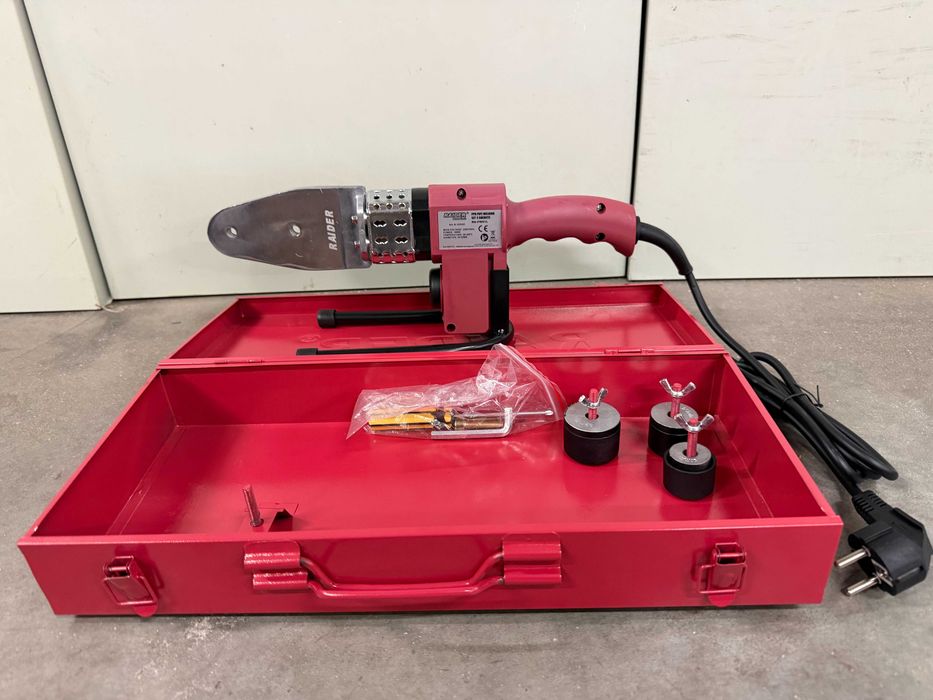 Ъглошлайф 180mm 1400W плавен старт рег. обороти + аксесоари за полиране/Поялник