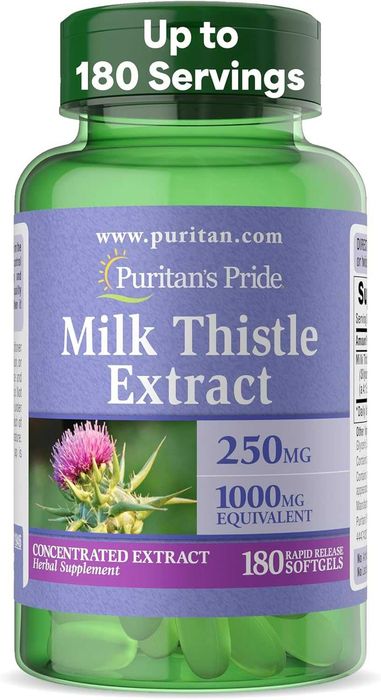 Силимарин Puritan's Pride Milk Thistle из США