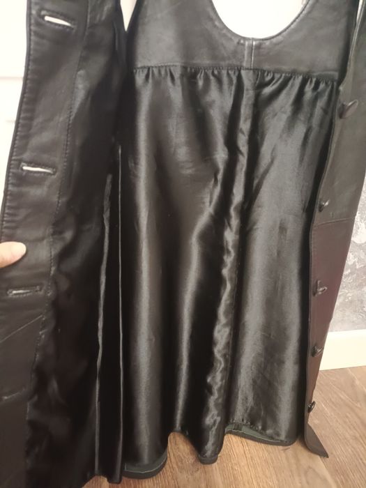 Сарафан натуральная кожа .