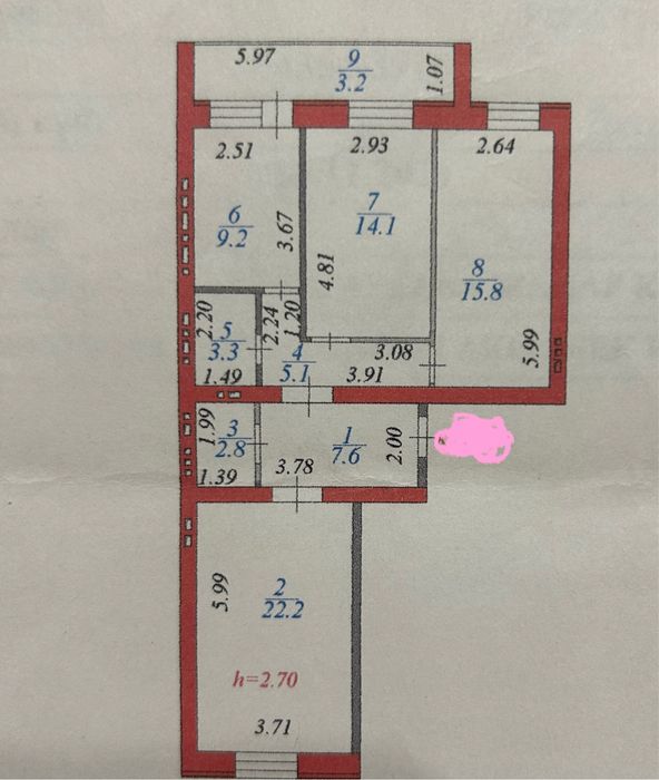 Продам 3 ком квартиру