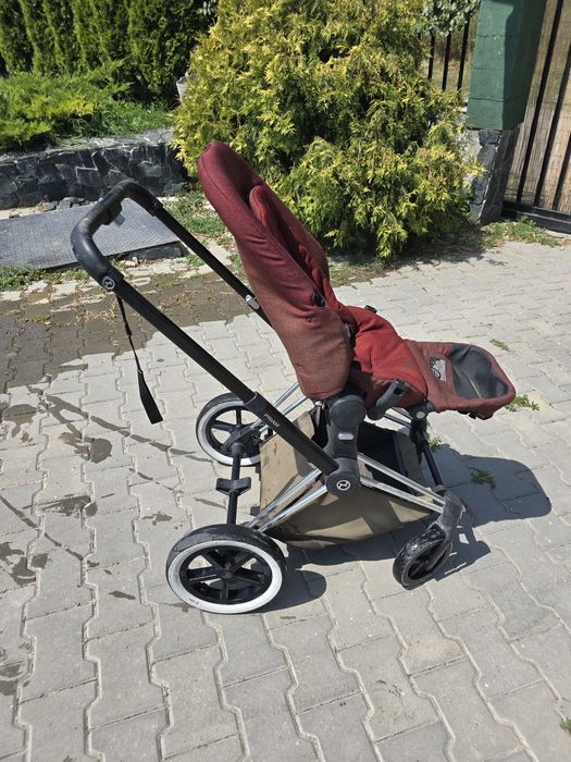 Бебешка количка Cybex priam autumn red