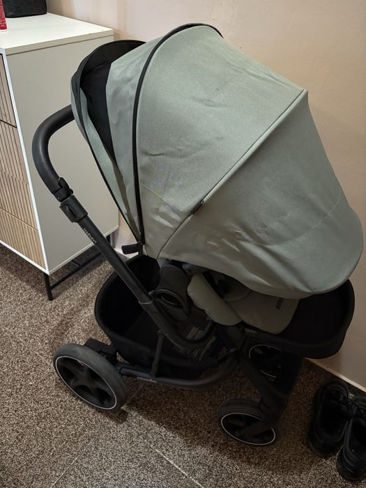 Количка Harvey 5 Easywalker green и кошче Cybex Cloud T i-size