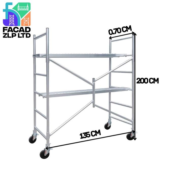 Раскладные строительные леса с поддонами в комплекте, мобильные, Китай