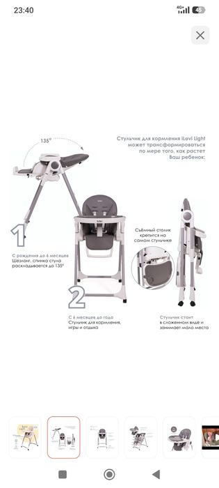 Стульчик для кормления