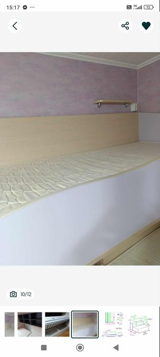 СПЕШНО!Двуетажно легло .