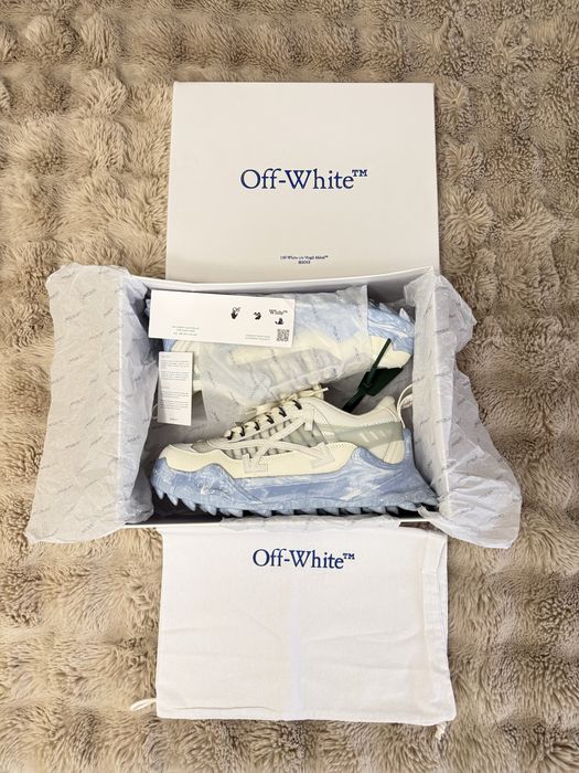 Adidasi Off-White Odsy-1000 'White Blue'.