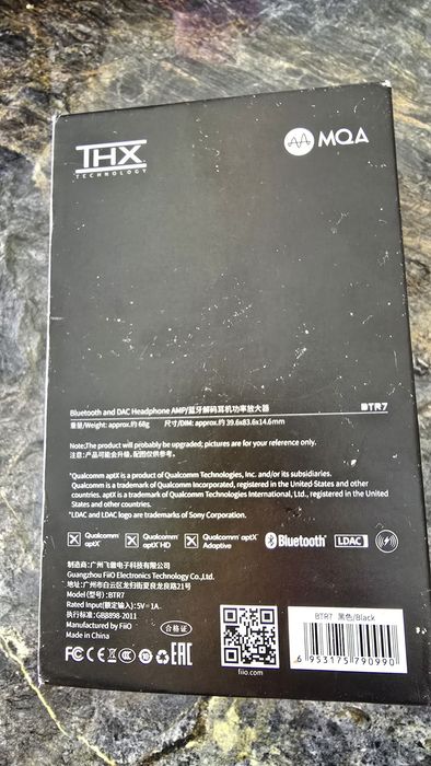 Портативный ЦАП усилитель FiiO BTR7