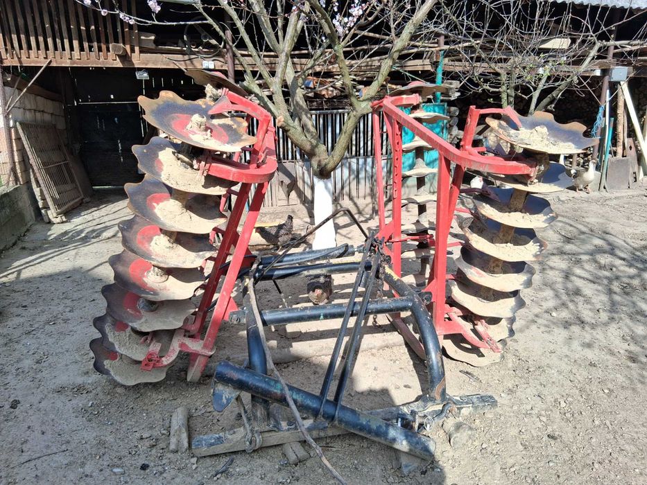 Vand disc cu 8 talere pe baterie