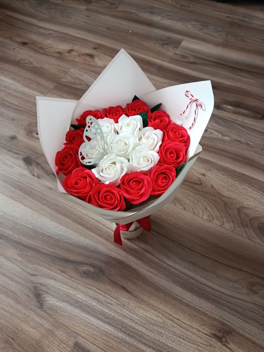 Buchet trandafiri sapun