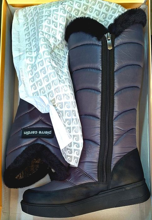 Cizmă damă de iarnă înblănit Pierre Cardin nou.