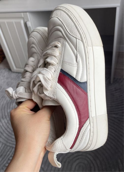 Кожанные кеды massimo dutti