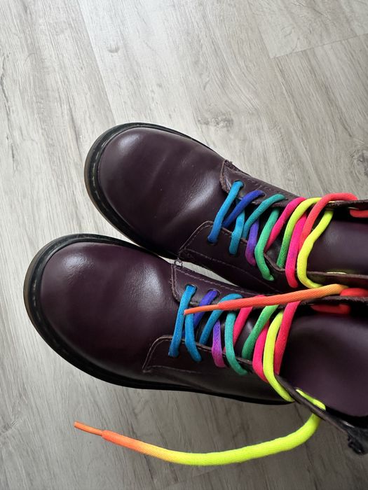 Bocanci piele naturala Dr Martens,copii