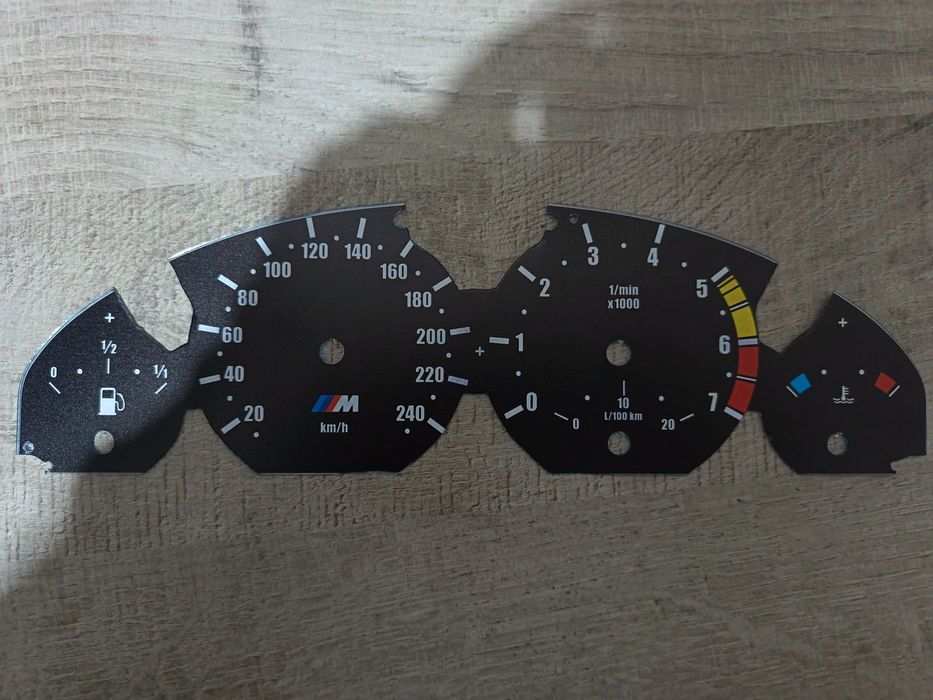М циферблати за BMW E46 + бяла подсветка | Преработка на табла