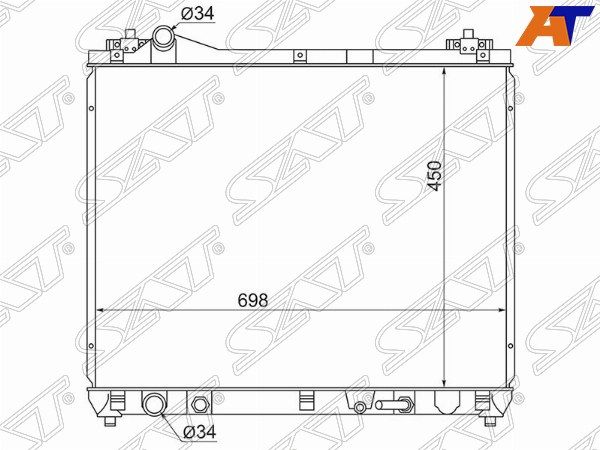 Радиатор Suzuki Escudo