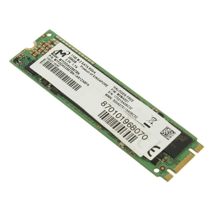 SSD 256GB M.2 sata Samsung/Micron