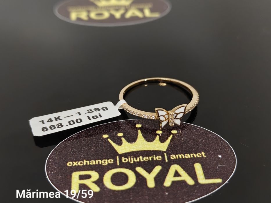 Bijuteria Royal: Inel aur 14k/1.33 gr