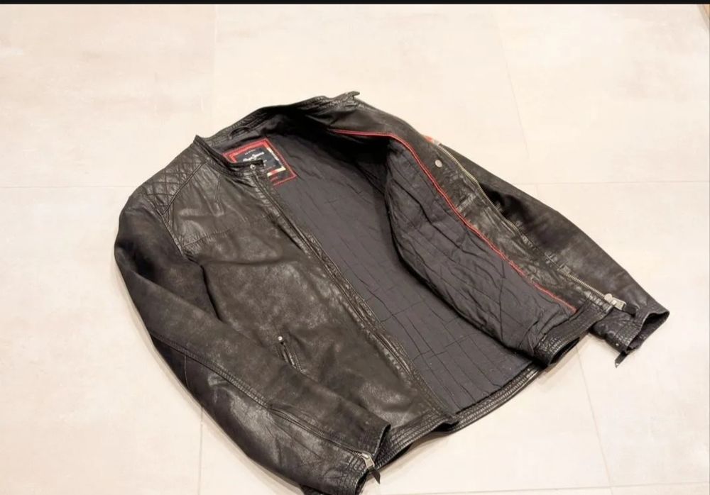 Мужская кожаная куртка Pepe jeans XL