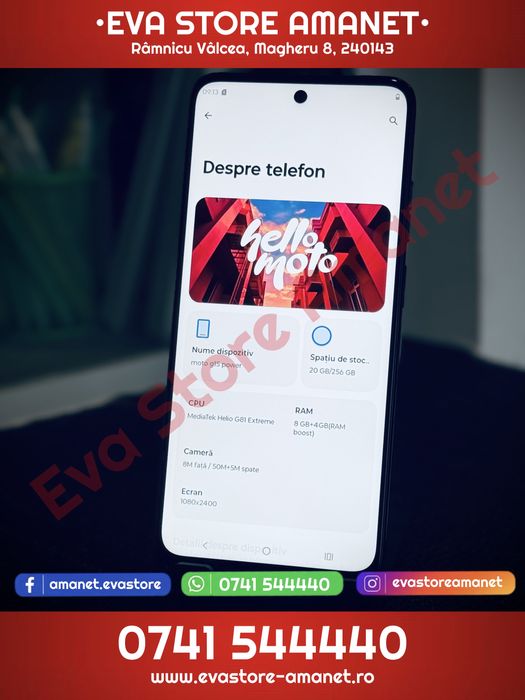 MOTOROLA G15 Power Gravity Gray 256GB 8+4GB RAM Dual SIM