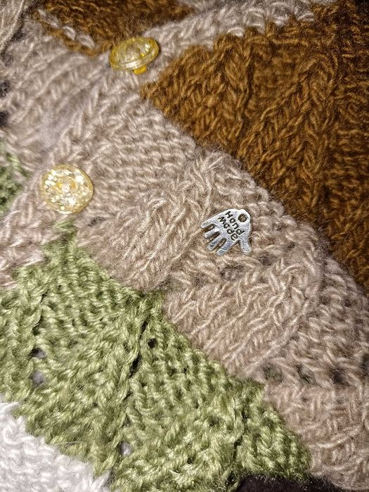 Вязаный комбинезон 0-3 месяца