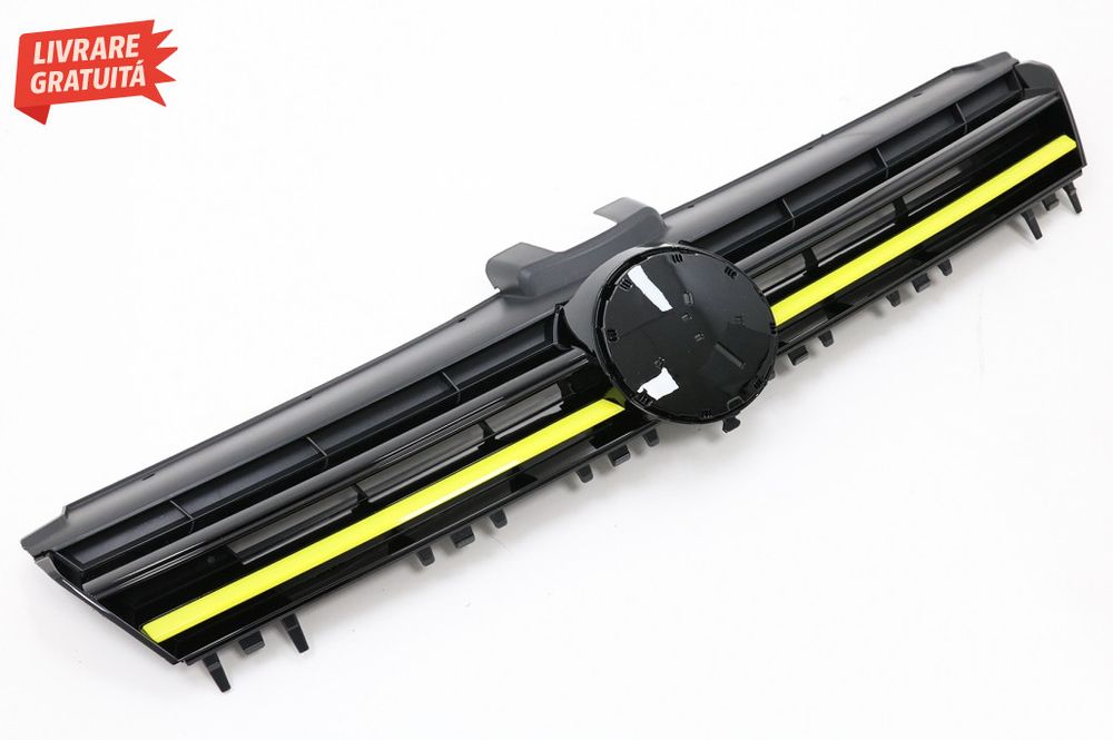 Grila Centrala VW Golf 7 VII (5G) (2012-2017) R400 Design Galben