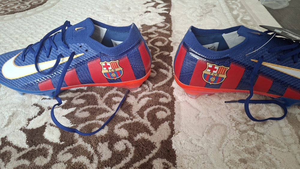Ghete Fotbal Nike Mercurial Vapor Elite - Ediție Limitată FC Barcelona (Mărimea 43)