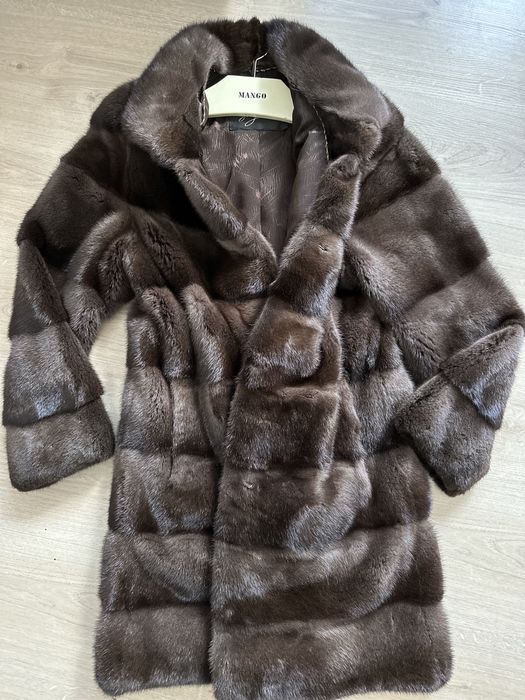 Женская норковая шуба